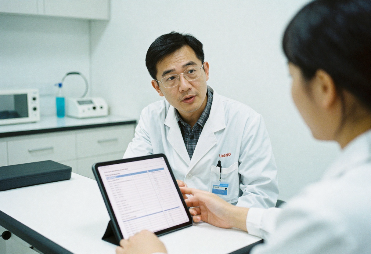 Real-time AI medical scribe drafting clinical notes during a doctor-patient visit in 2026