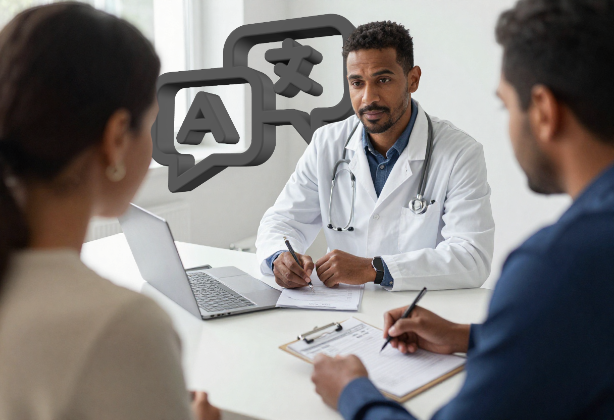 AI medical charting supporting accurate documentation in a multilingual clinic